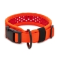 Preview: SOFTY Halsband | Länge: 35-41cm | Breite: 3,8cm | Farbe: orange/rot